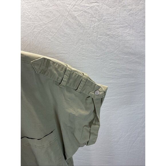 Pistola Pistachio Green Jumpsuit‎ zip front Size M military poplin short sleeve - Picture 6 of 16